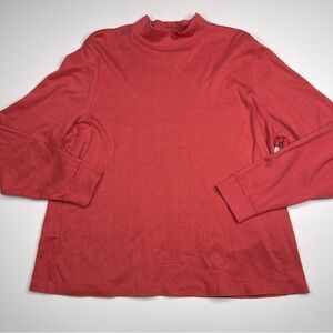 LL Bean Turtleneck Top Shirt Tee Comfy Cozy Soft Office Outdoor Date Winter Fall